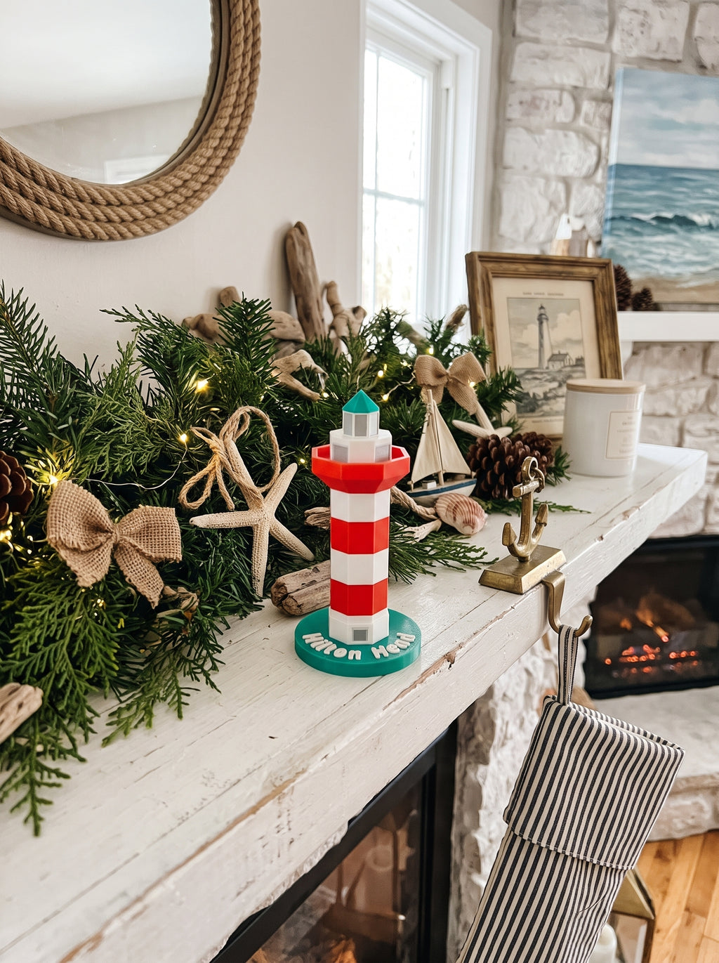 Harbourtown Lighthouse Ornament (Hilton Head)